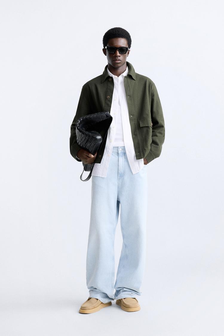 LINEN - COTTON OVERSHIRT