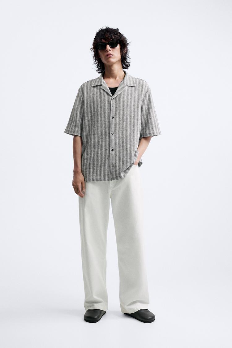 STRIPED JACQUARD SHIRT
