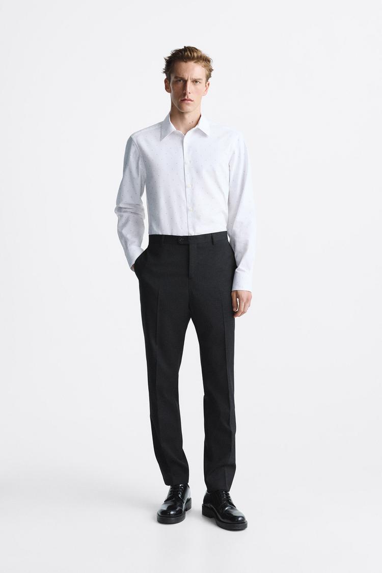 EASY CARE TEXTURED SHIRT