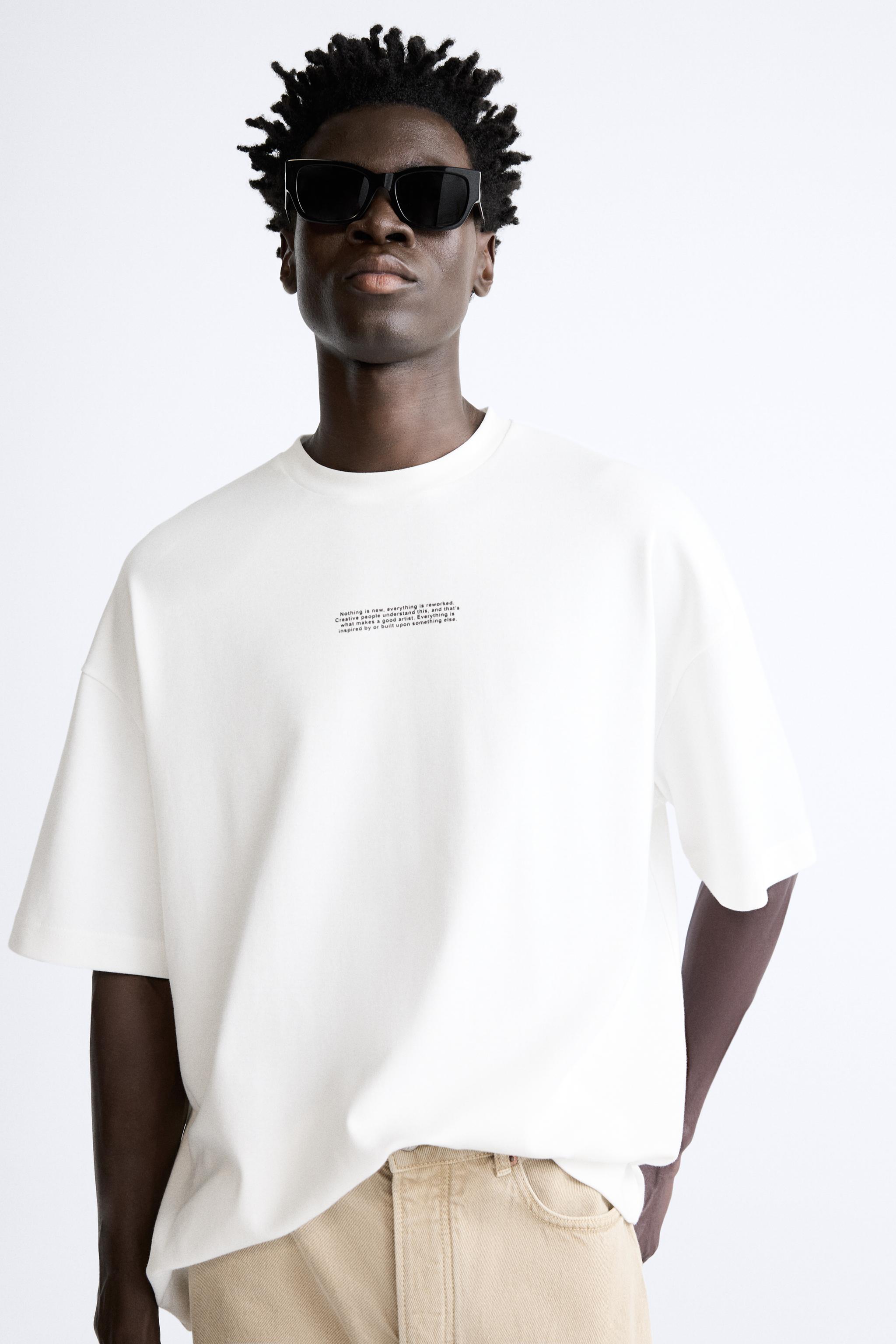 Zara THICK STROKE PRINT T-SHIRT | Mall of America®