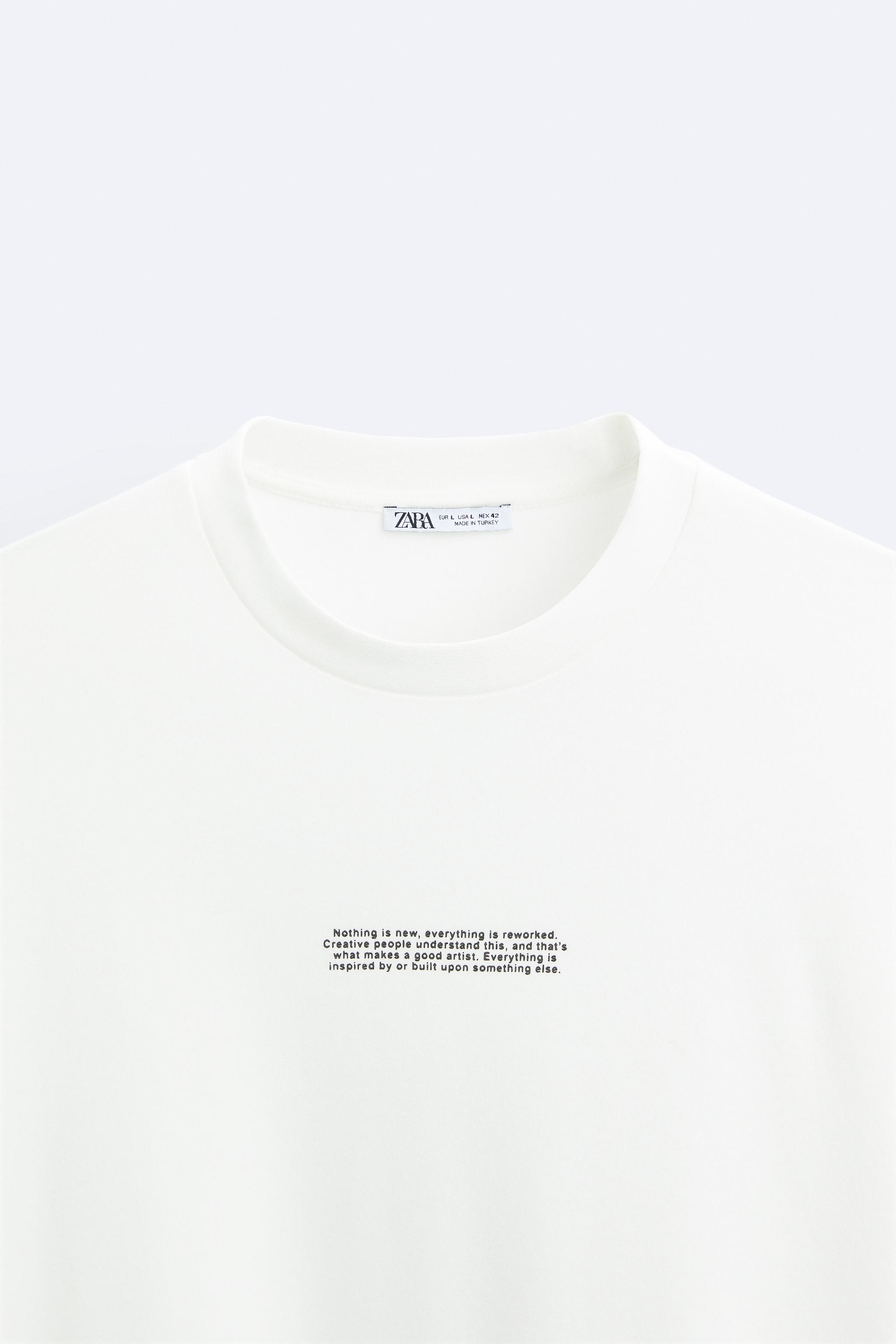 Zara THICK STROKE PRINT T-SHIRT | Mall of America®