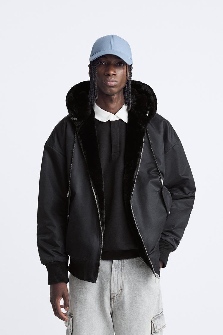 REVERSIBLE BOMBER JACKET