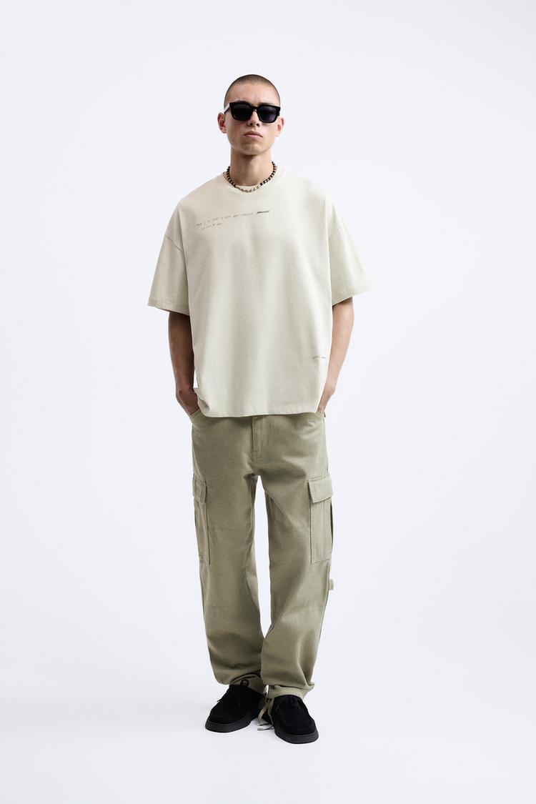 SLOGAN PRINT T-SHIRT