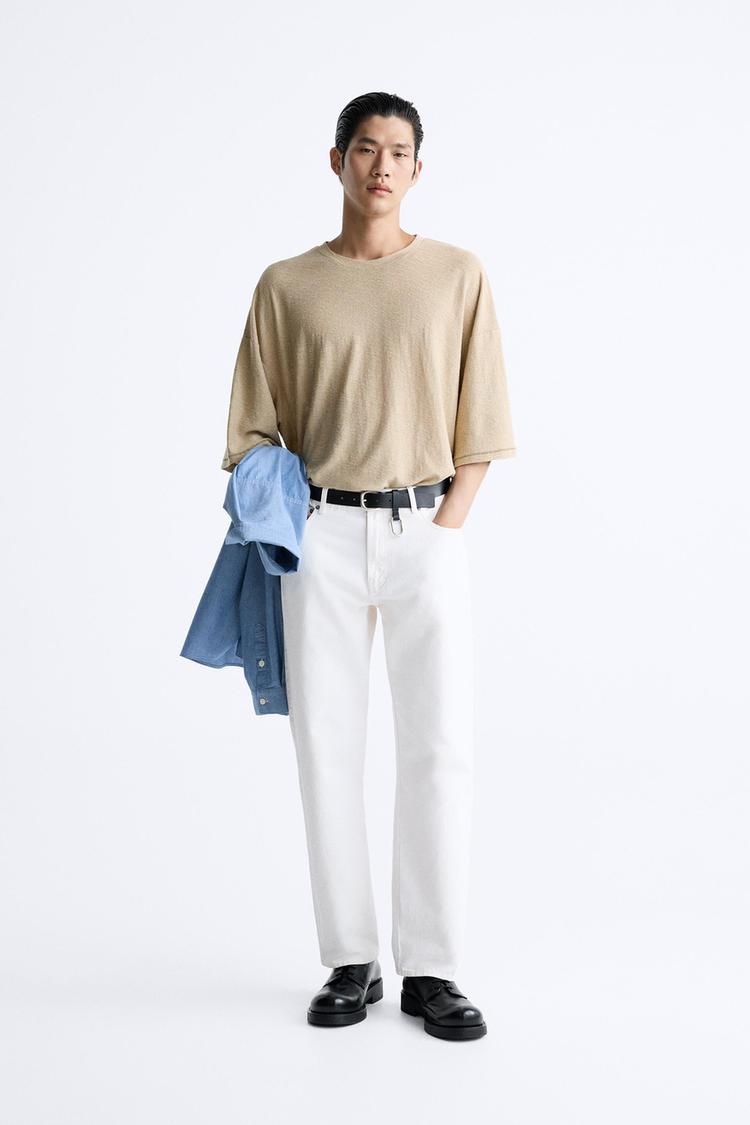 OVERSIZE T-SHIRT WITH TOPSTITCHING