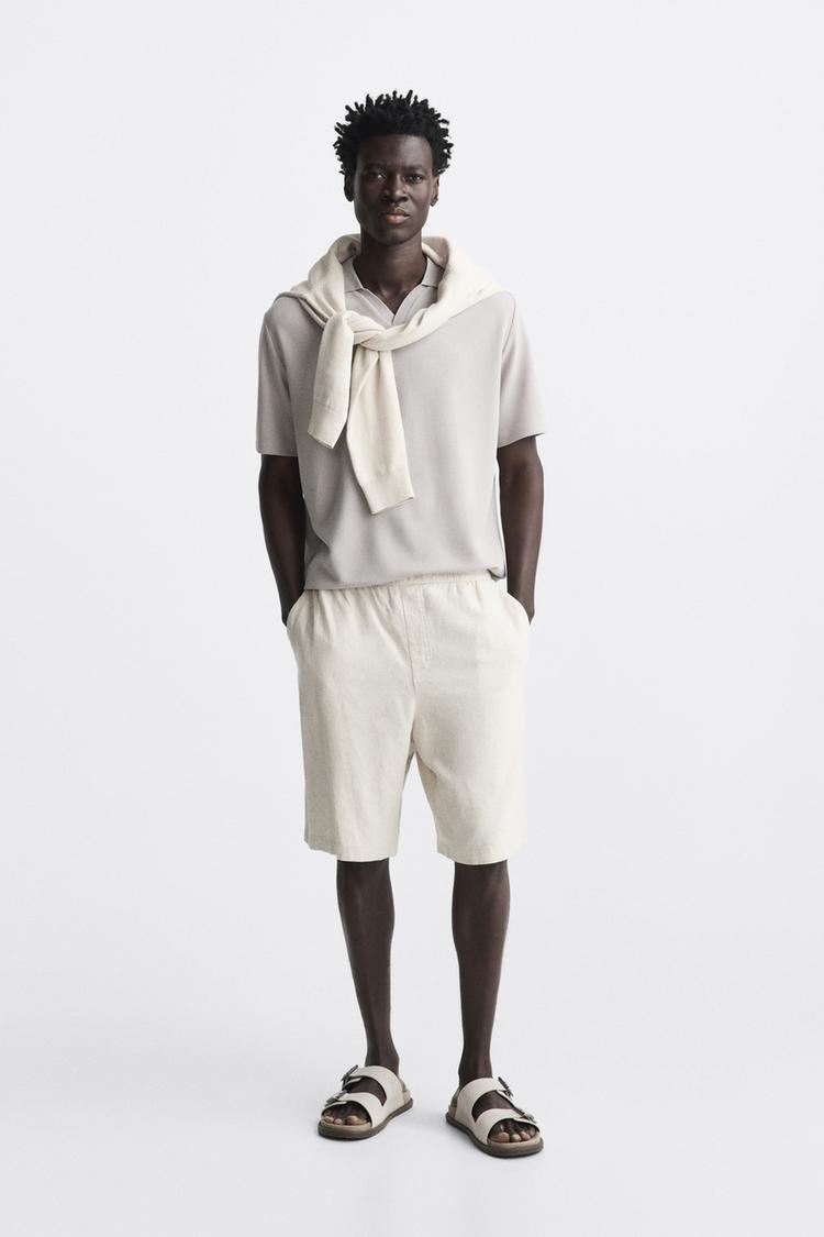 OVERSIZE KNIT POLO SHIRT