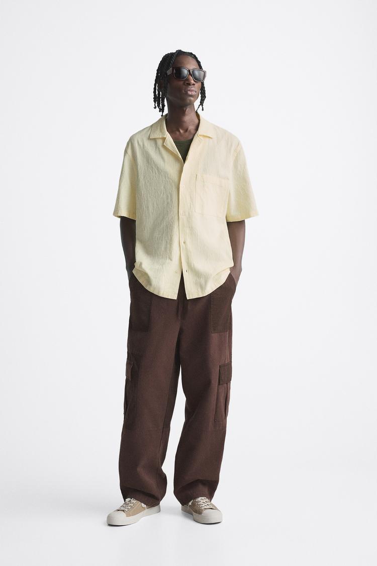 CONTRAST PARACHUTE TROUSERS