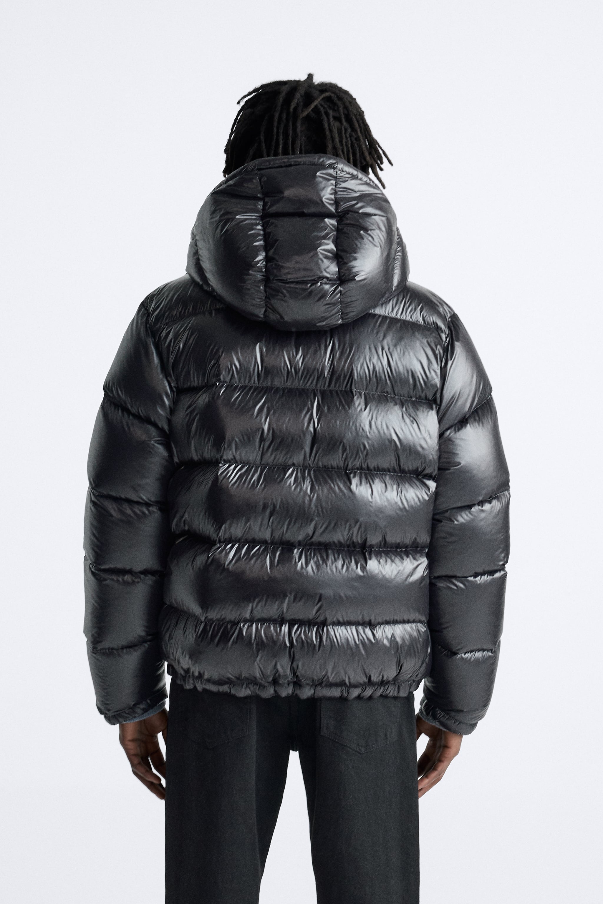 100% FEATHER FILL PUFFER JACKET