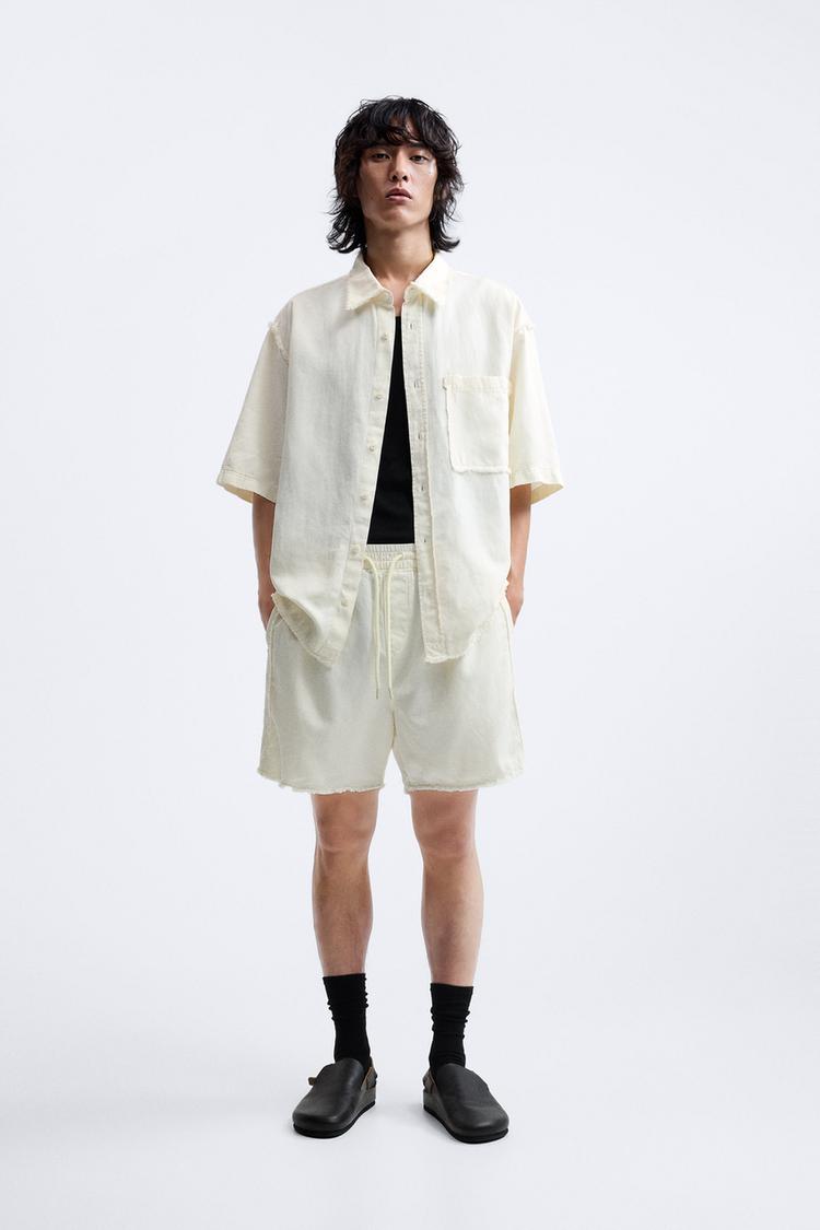 LINEN - COTTON BLEND SHIRT