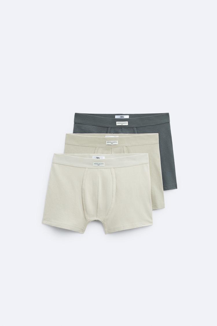 PACK OF 3 TEXTURED BOXERS