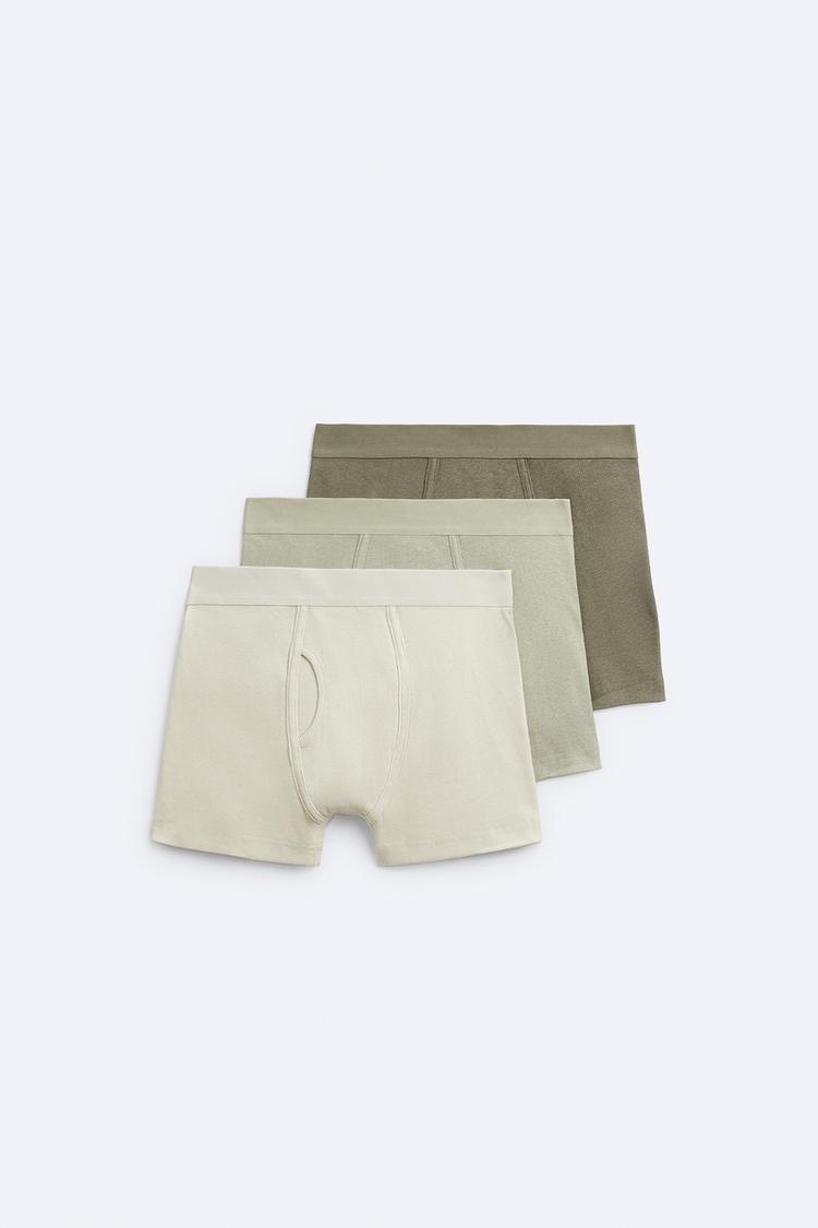 PACK OF 3 TEXTURED BOXERS