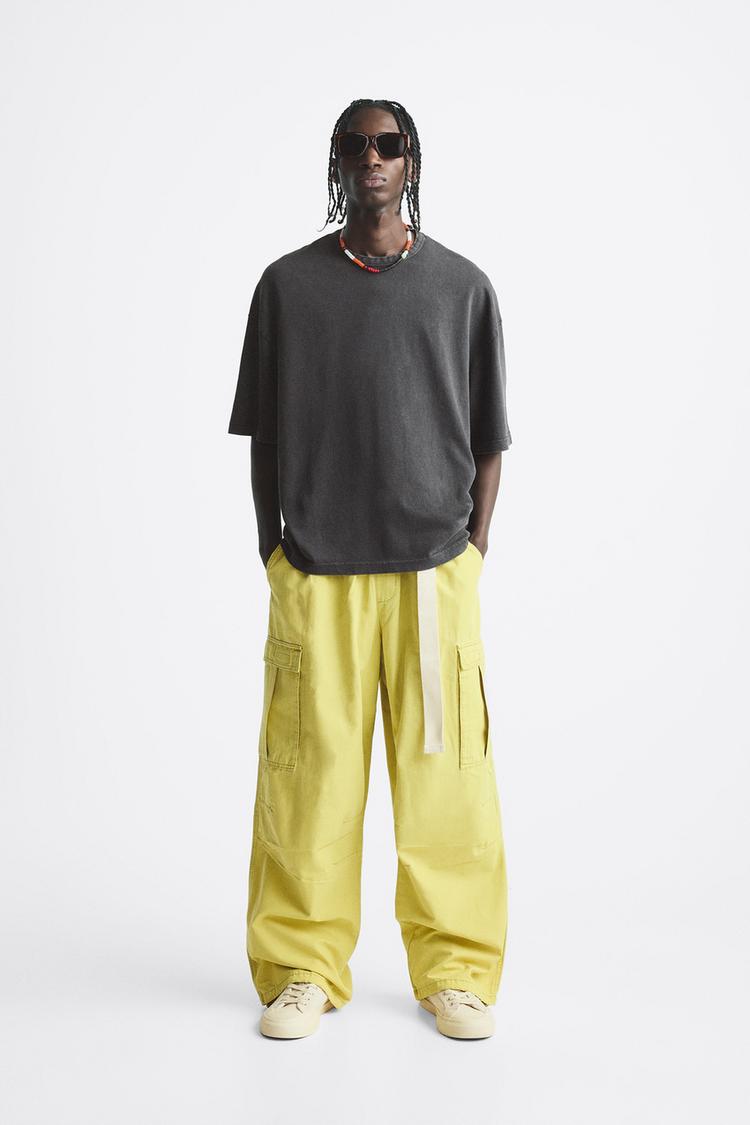 ACID WASH PRINT T-SHIRT