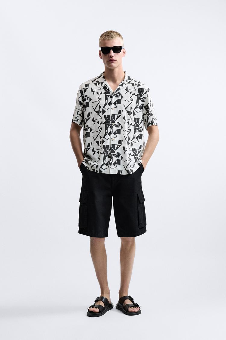 VISCOSE - LINEN SHIRT