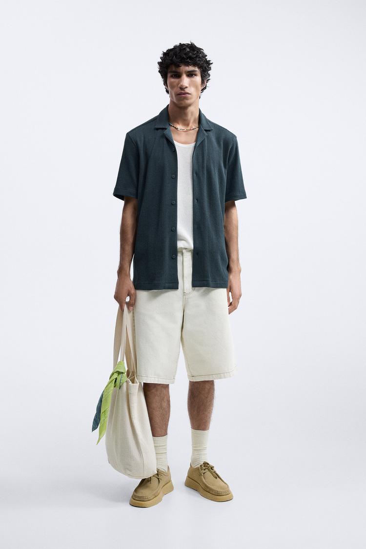 GEOMETRIC JACQUARD SHIRT