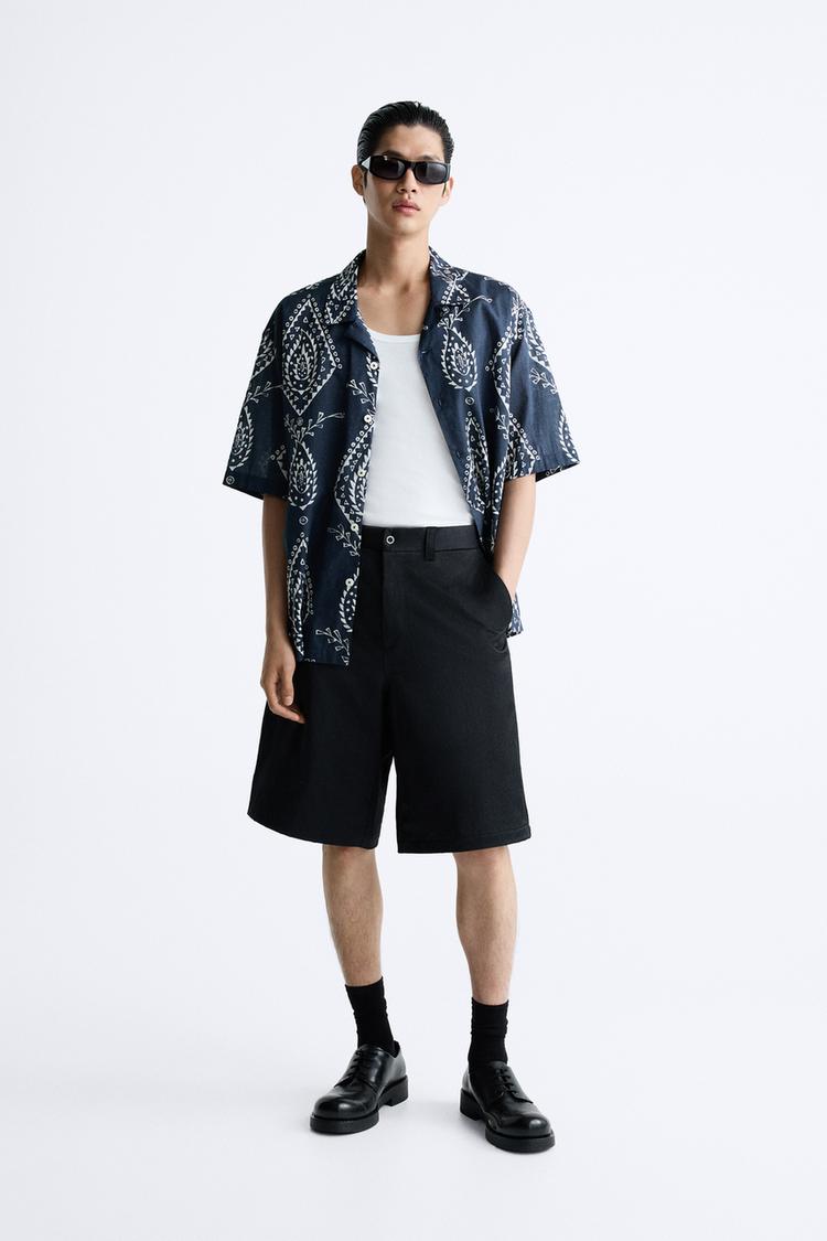 BANDANA PRINT SHIRT