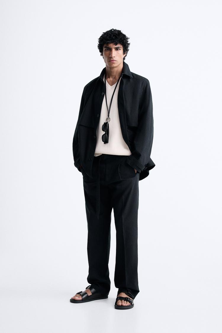 COTTON - LINEN OVERSHIRT