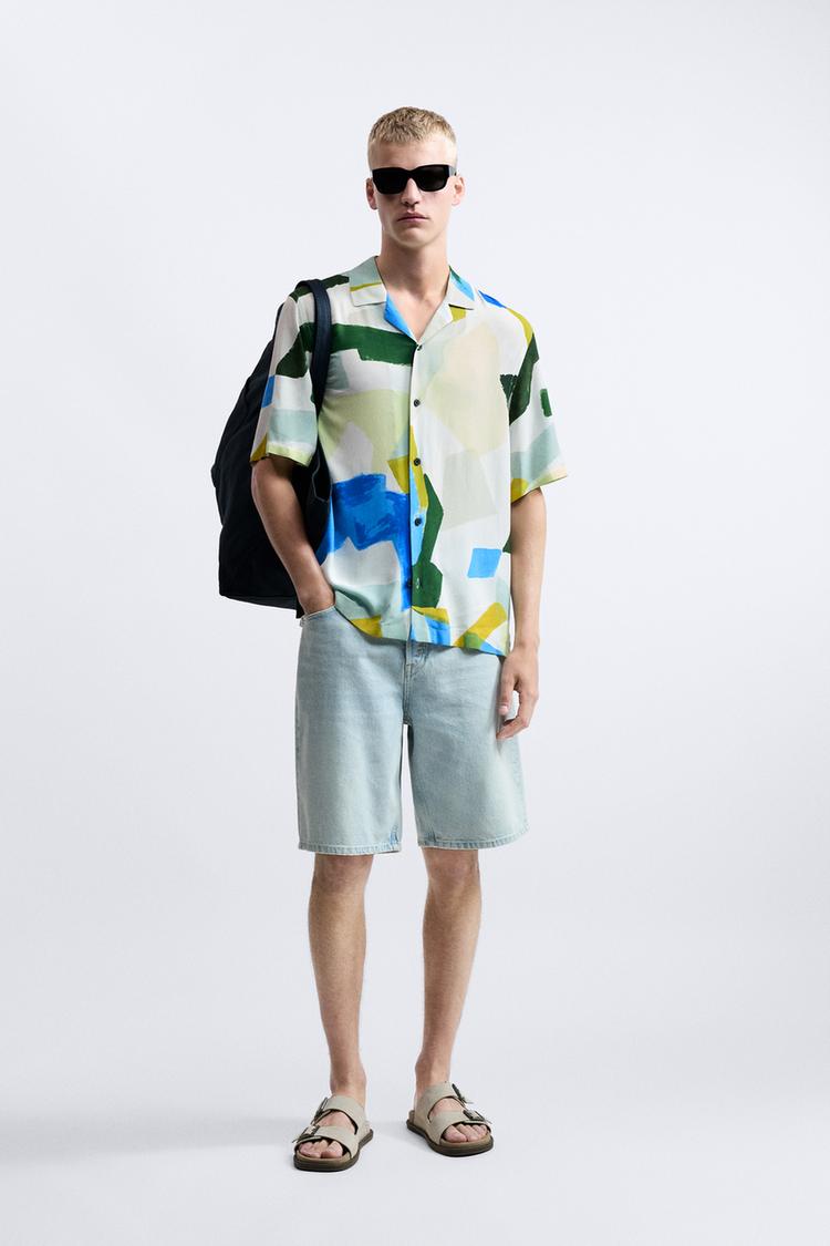 ABSTRACT PRINT SHIRT