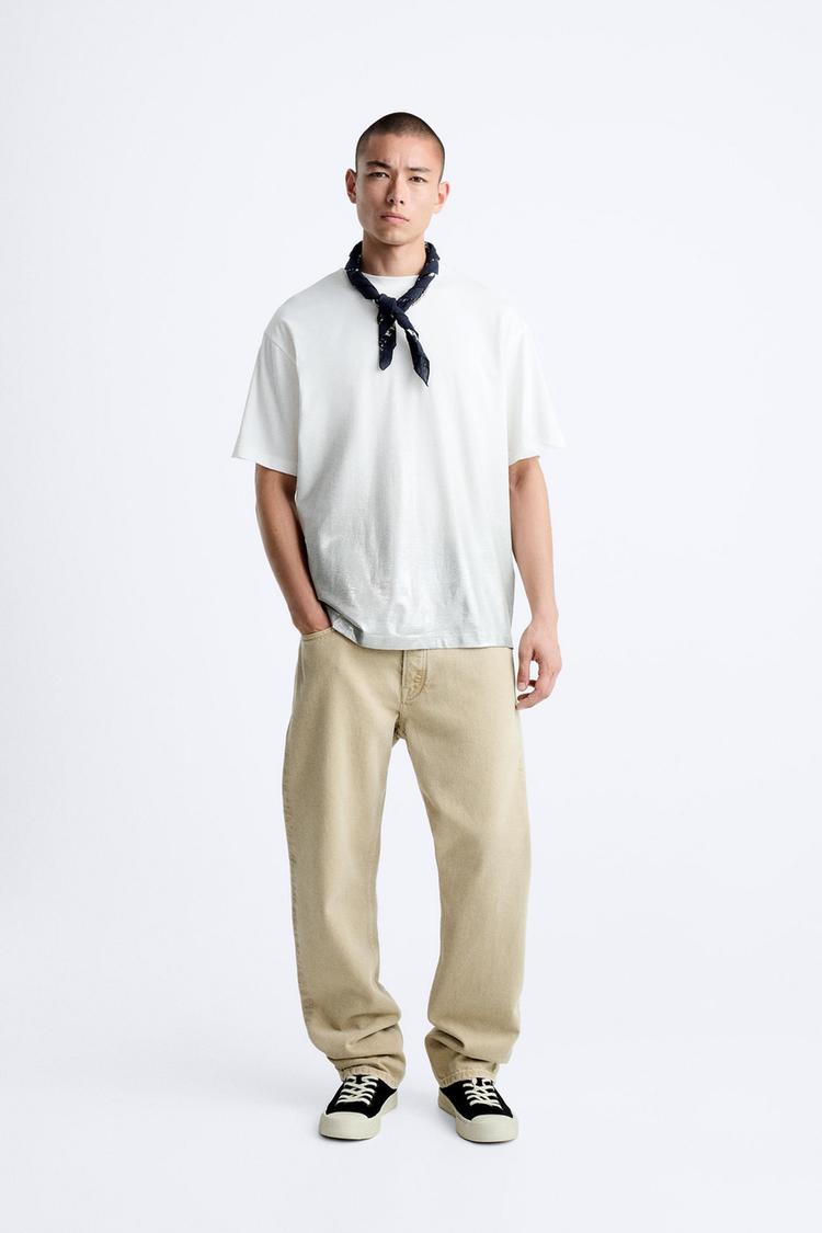 T-SHIRT WITH METALLIC FINISH