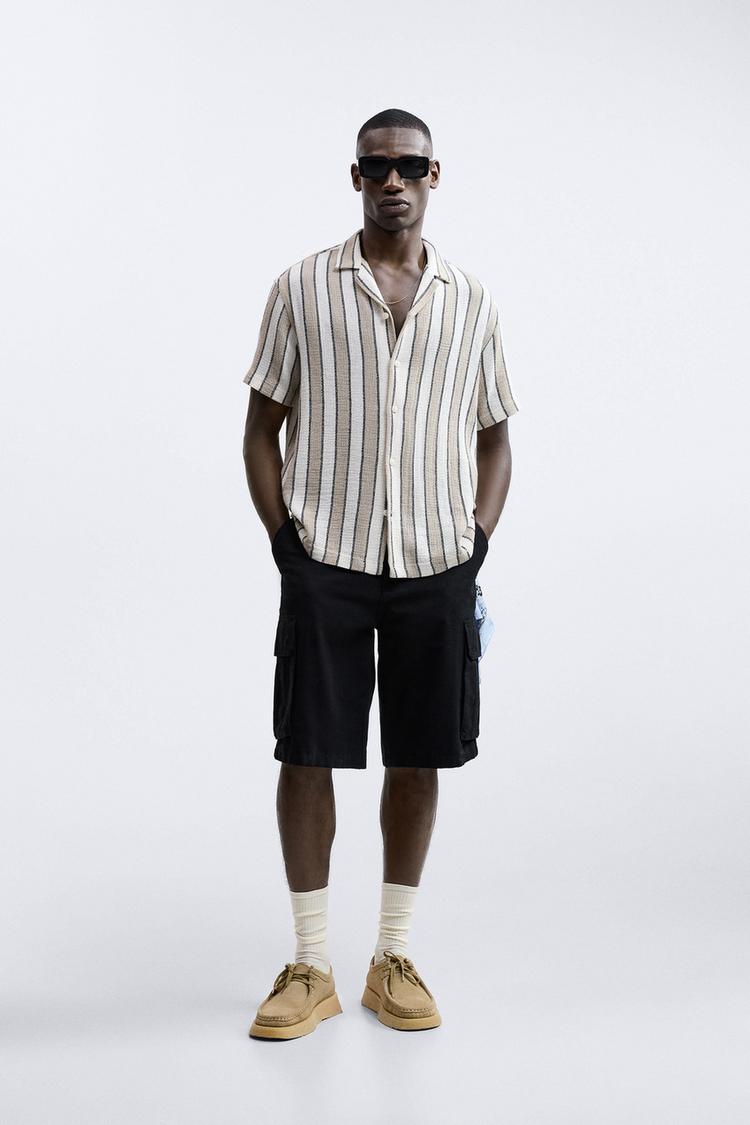 STRIPED JACQUARD SHIRT