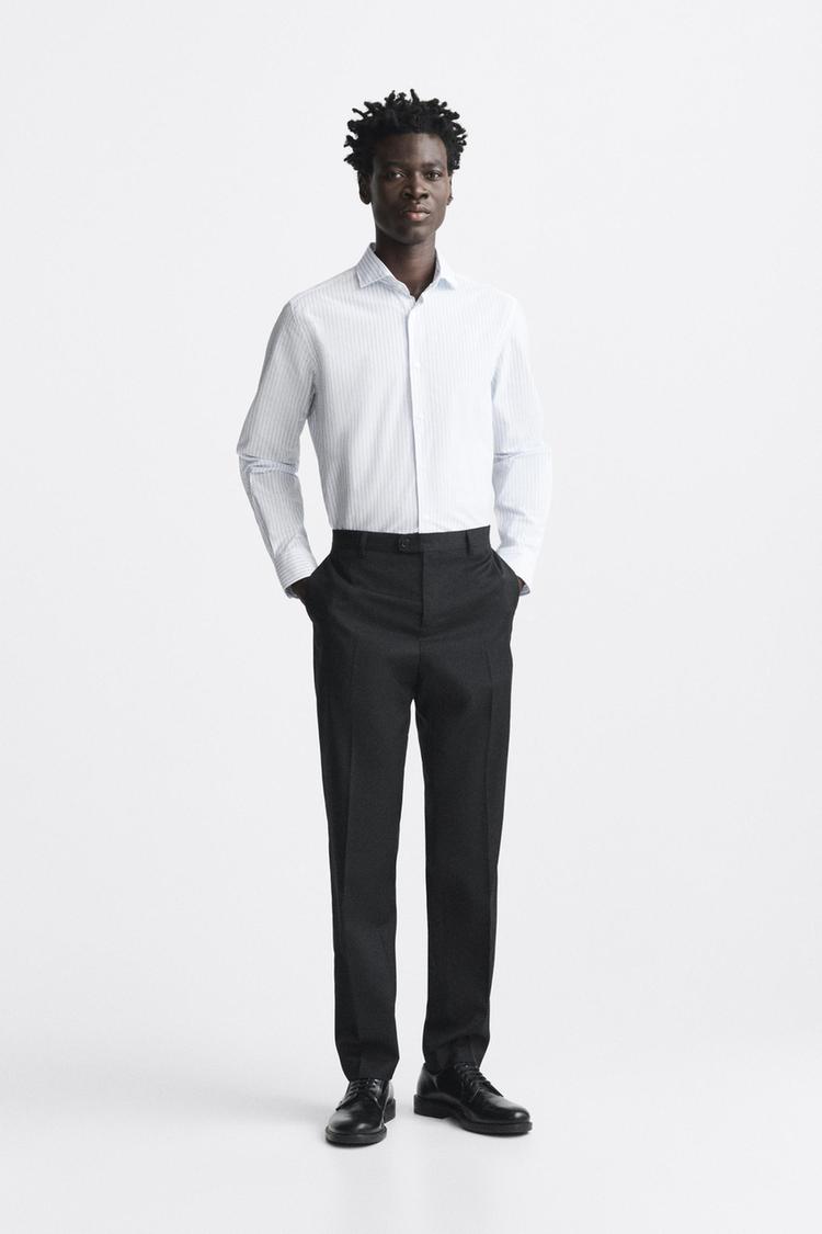 STRIPED TEXTURED SHIRT