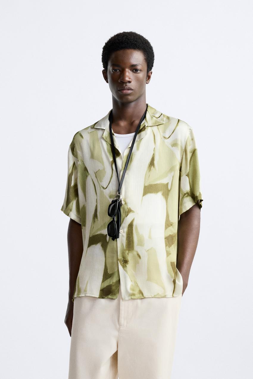 Man Zara Rasm Zara Man Printed Shirts