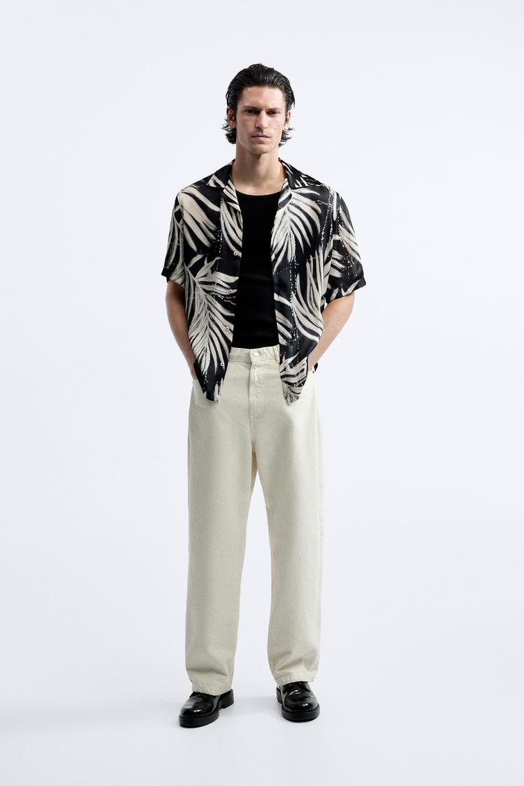 LEAF PRINT SHIRT