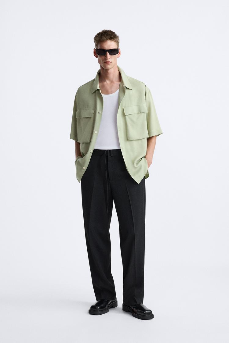 LYOCELL SHIRT WITH POCKETS