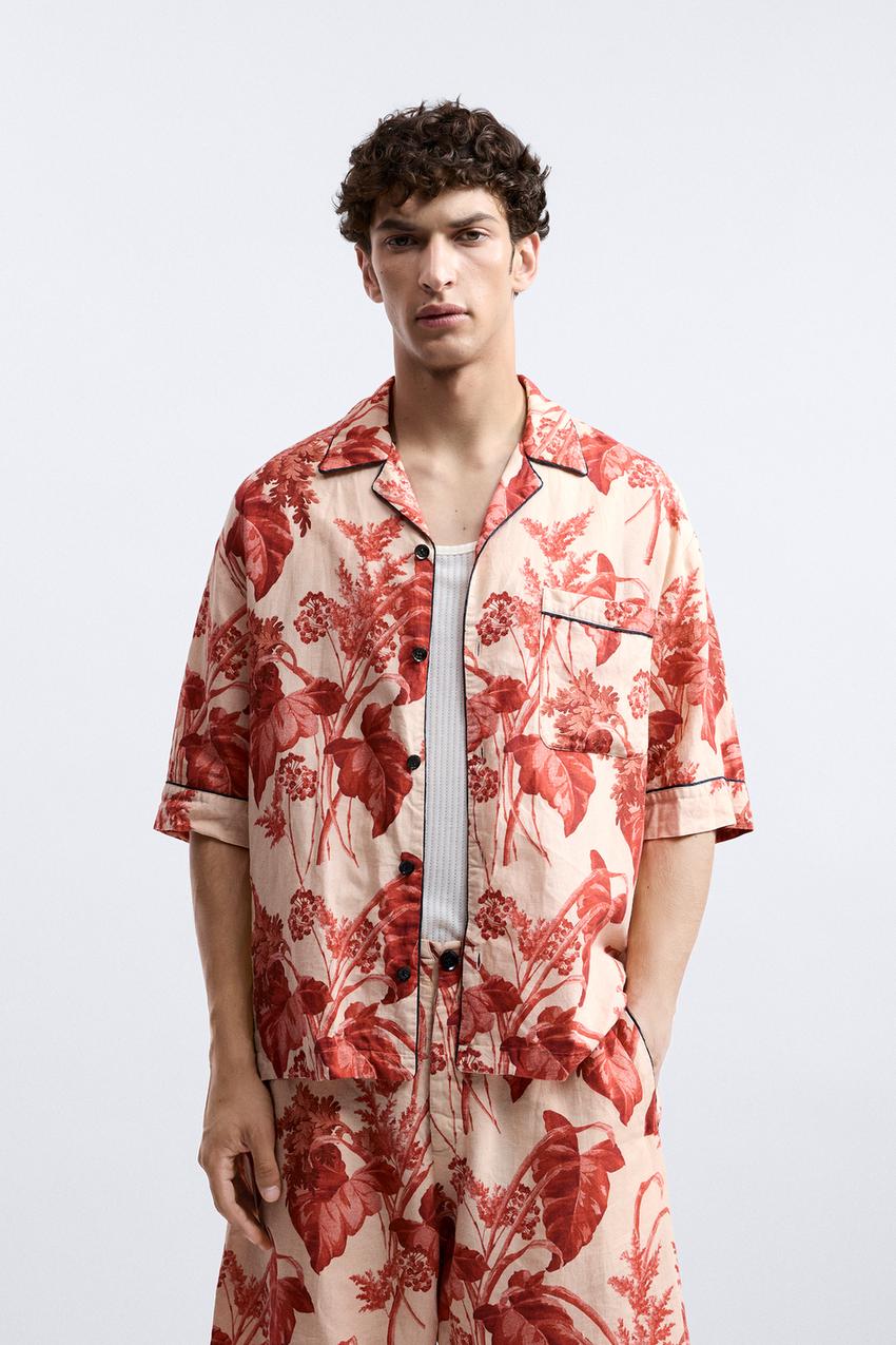 Man Zara Rasm Zara Man Printed Shirts