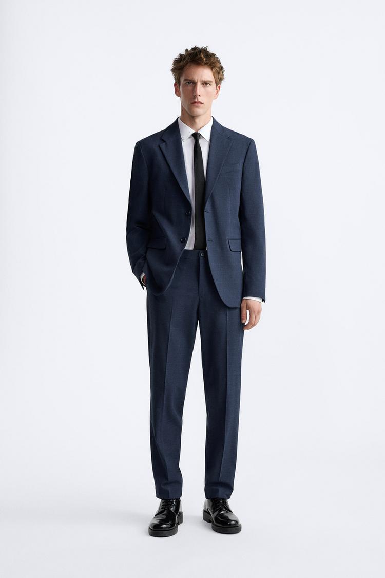 CHECKED SUIT BLAZER