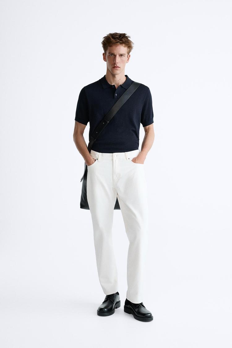 LYOCELL - COTTON KNIT POLO SHIRT