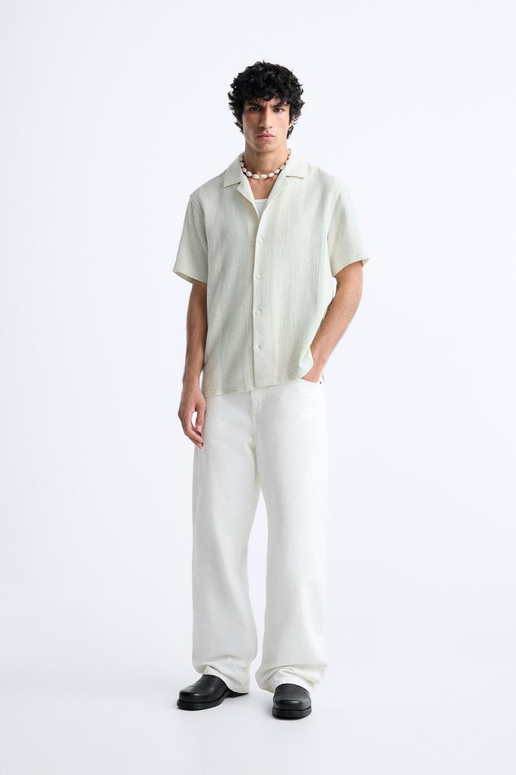 STRIPED JACQUARD SHIRT