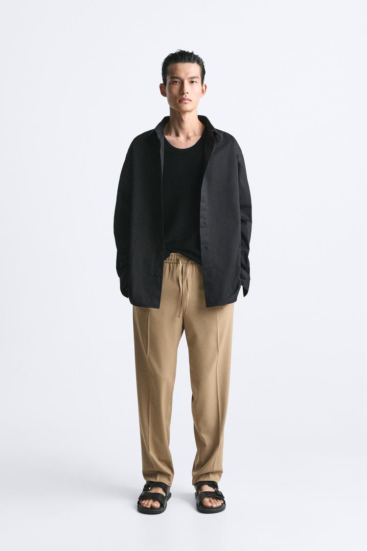 COMFORT FIT JOGGER WAIST TROUSERS