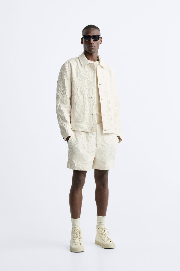 SHORT JACQUARD BERMUDA SHORTS