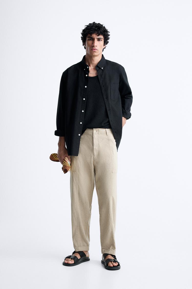 LINEN - LYOCELL TROUSERS