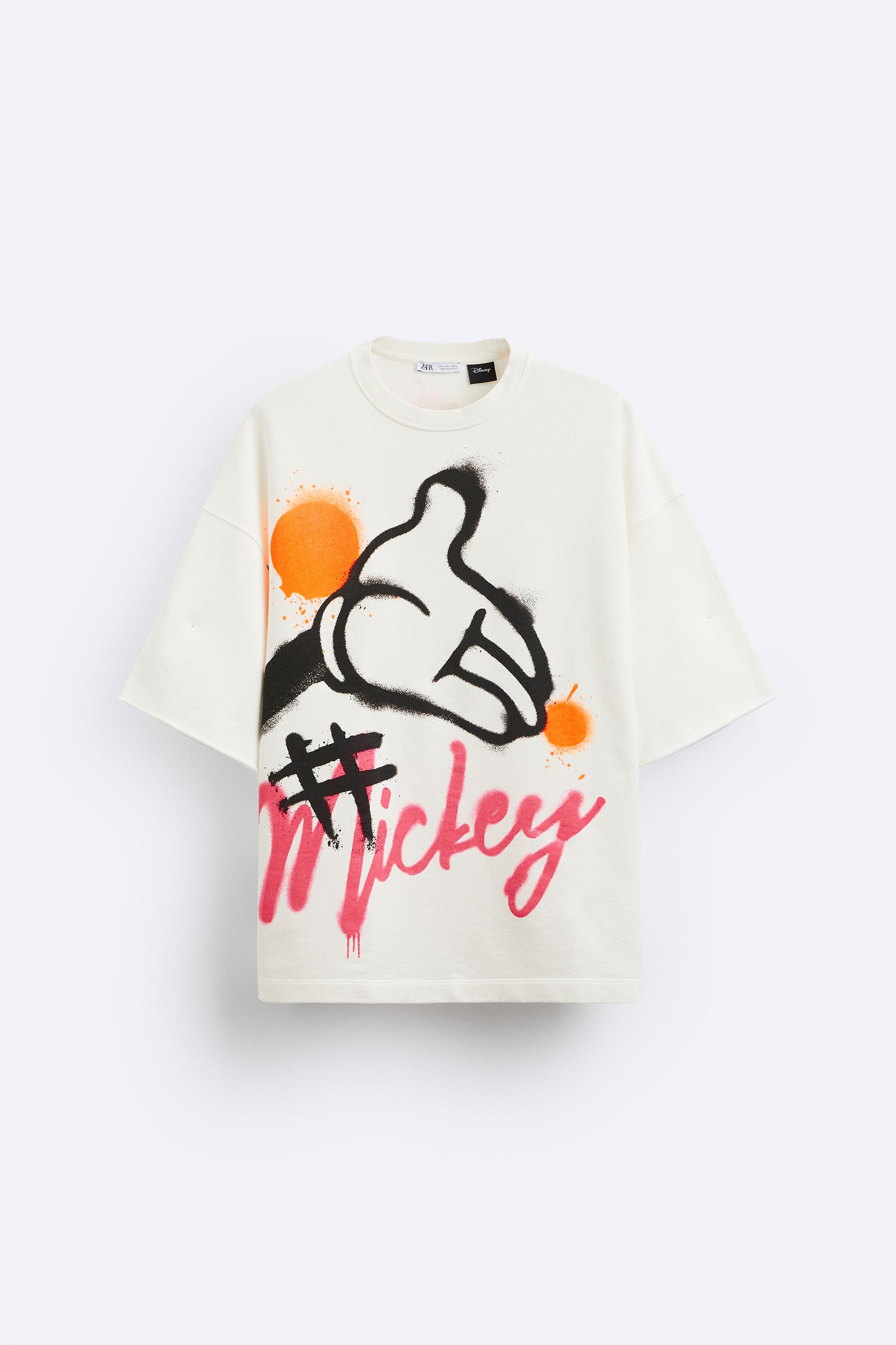 Mickey sweatshirt zara Clearance