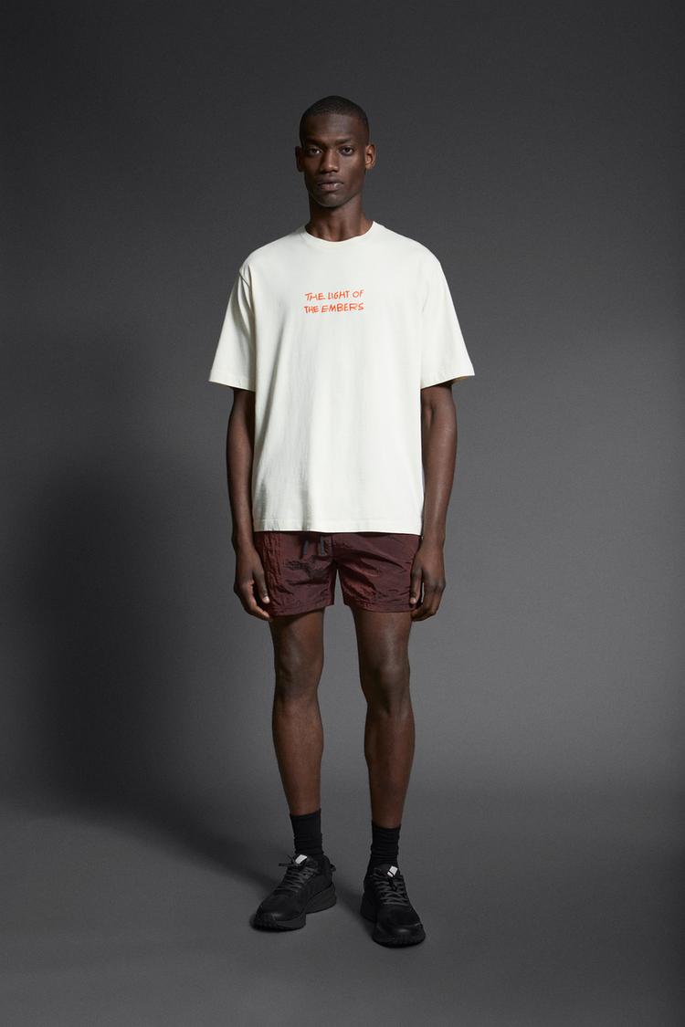 SLOGAN PRINT T-SHIRT