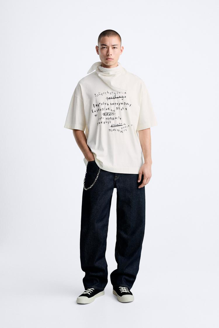 SLOGAN PRINT T-SHIRT