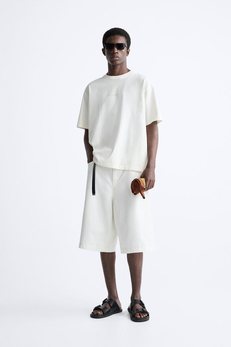 CONTRAST PRINTED T-SHIRT