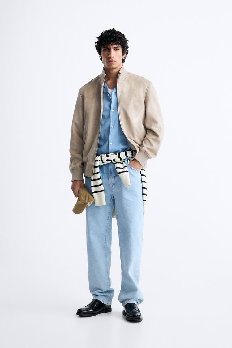 FAUX SUEDE JACKET - Zara product image