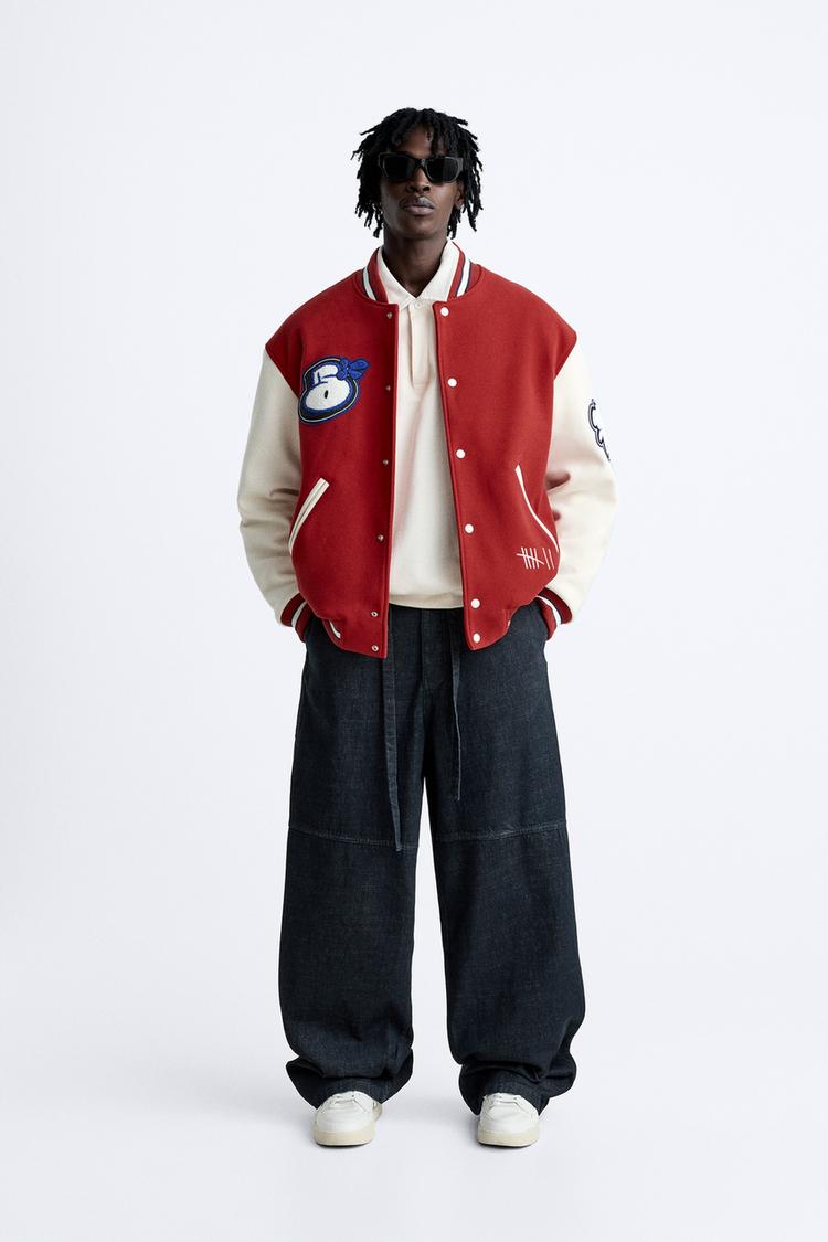 PATCH BOMBER JACKET
