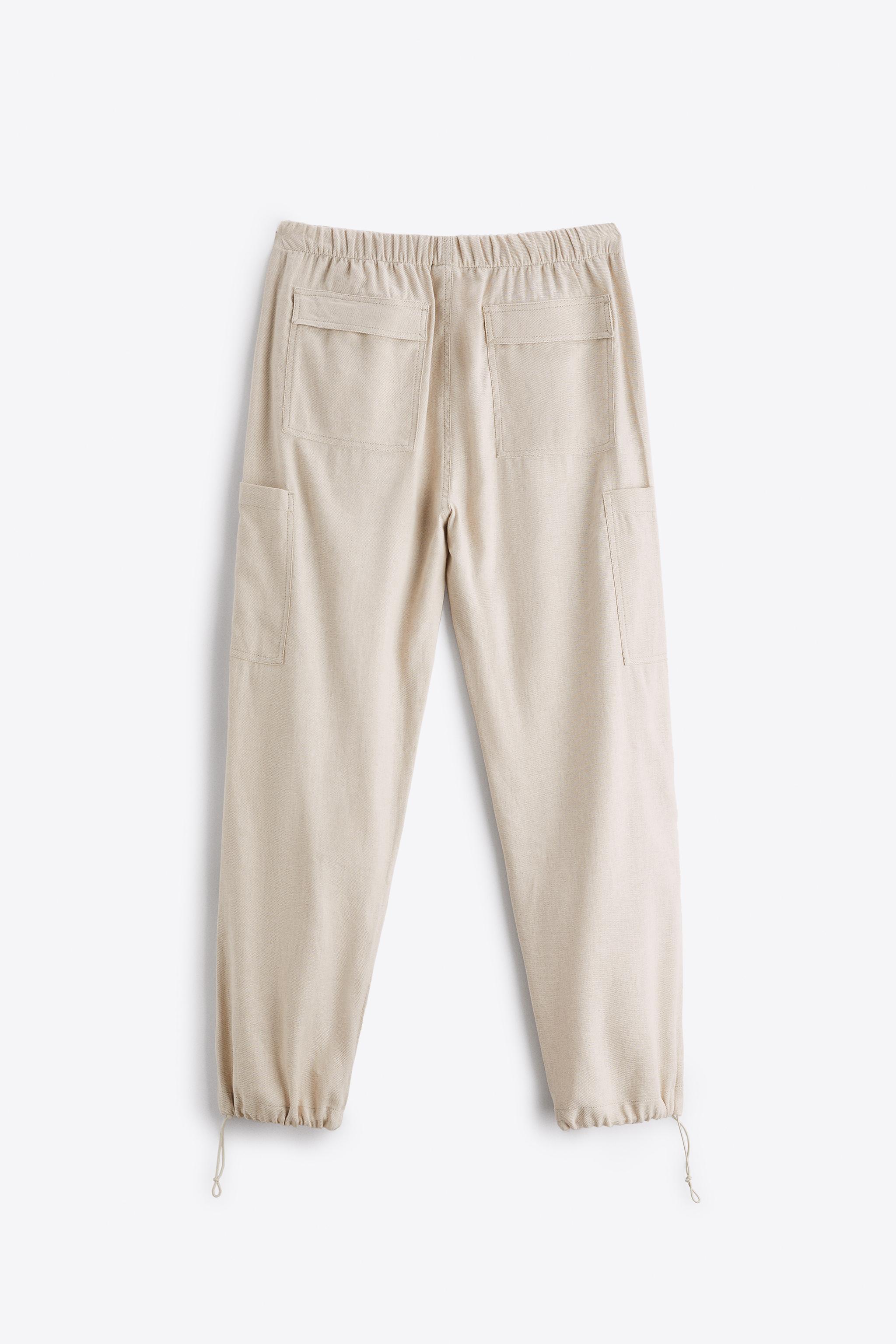 Linen parachute pants outlet