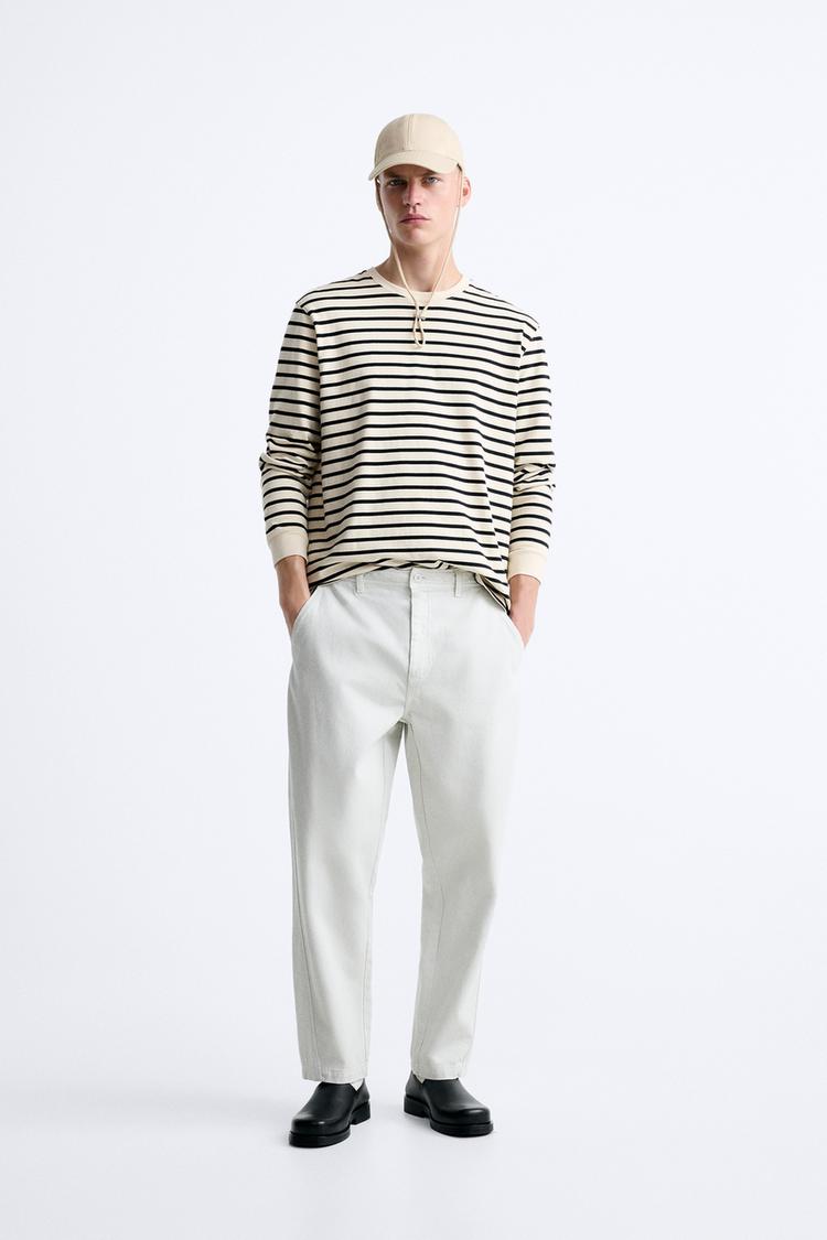 RELAXED FIT TROUSERS WITH POCKETS