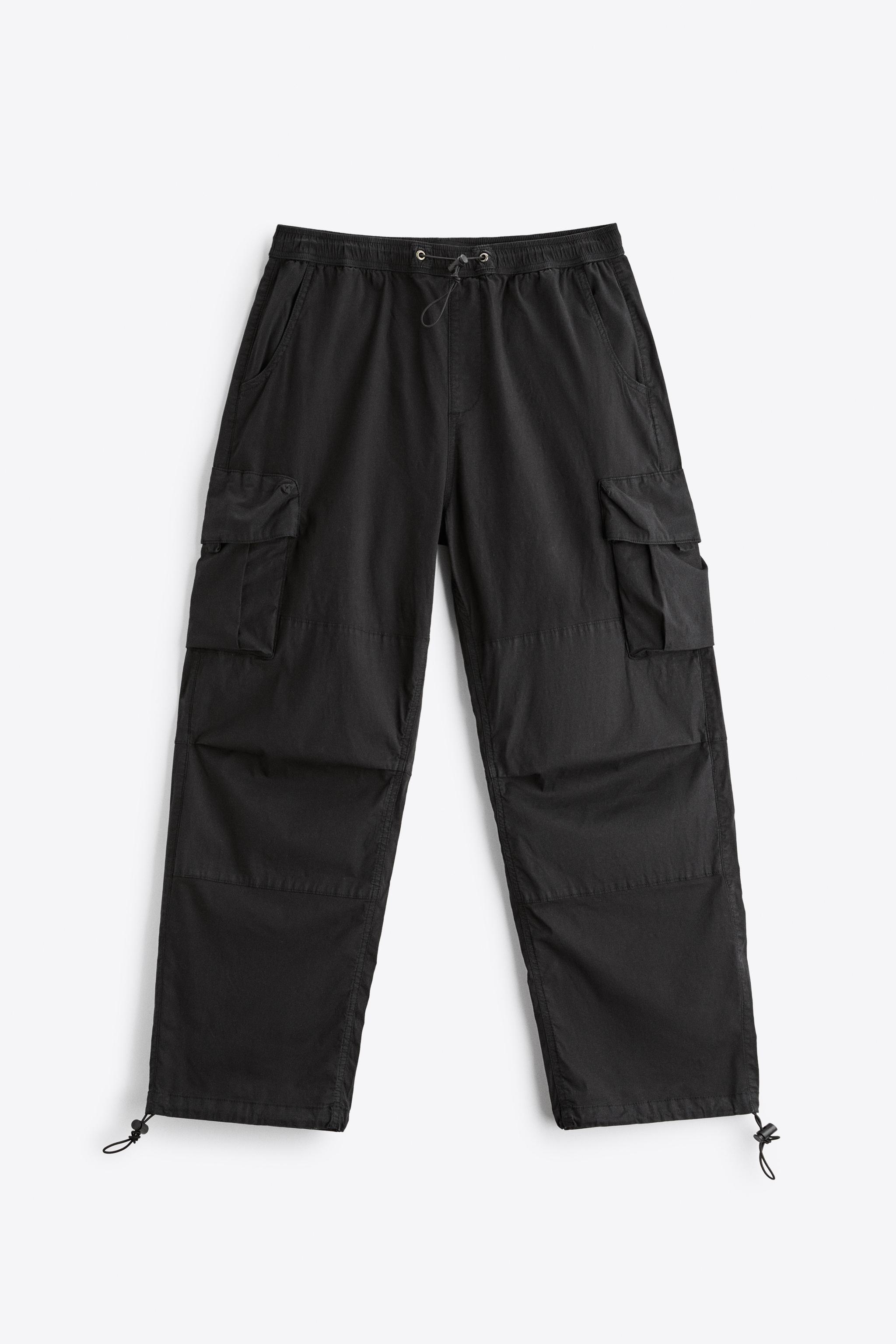 Zara CARGO PARACHUTE PANTS Yorkdale Mall