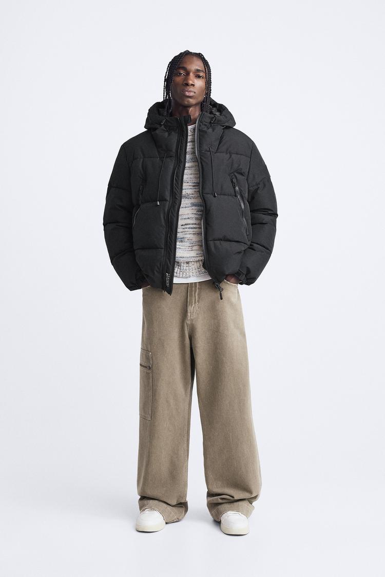 HOODED PUFFER JACKET