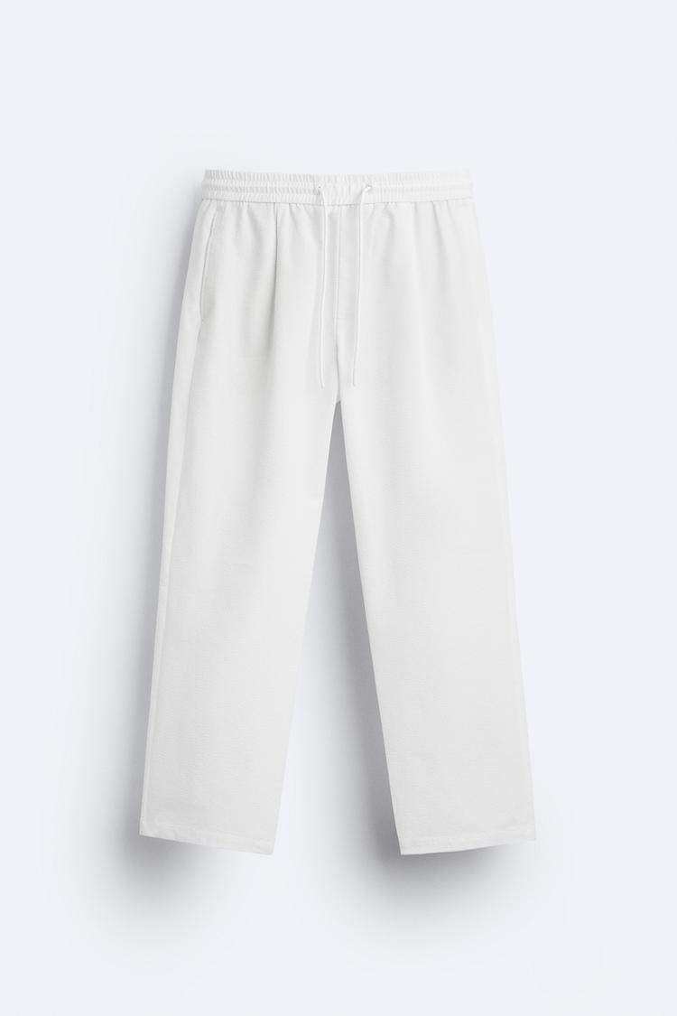 SEERSUCKER TROUSERS