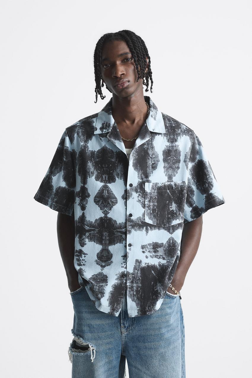 Man Zara Rasm Zara Man Printed Shirts