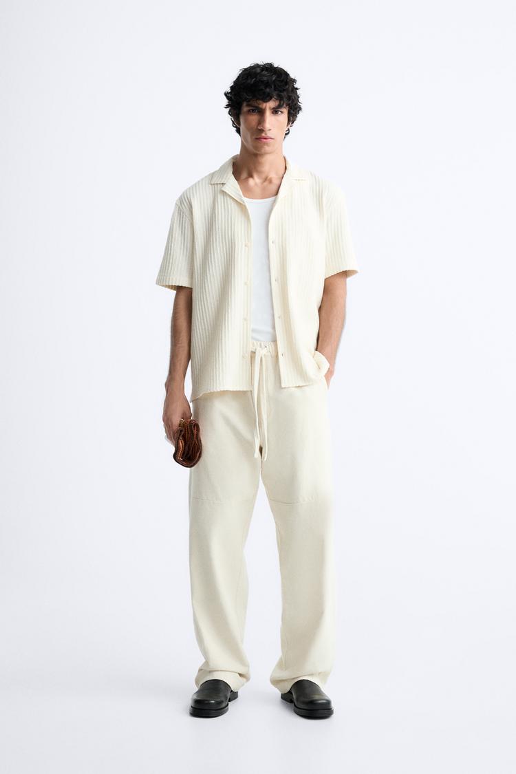 STRIPED JACQUARD SHIRT