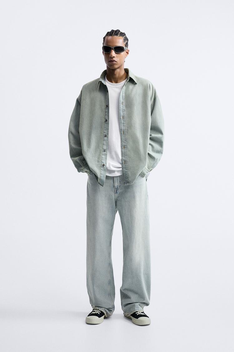RELAXED FIT DENIM SHIRT