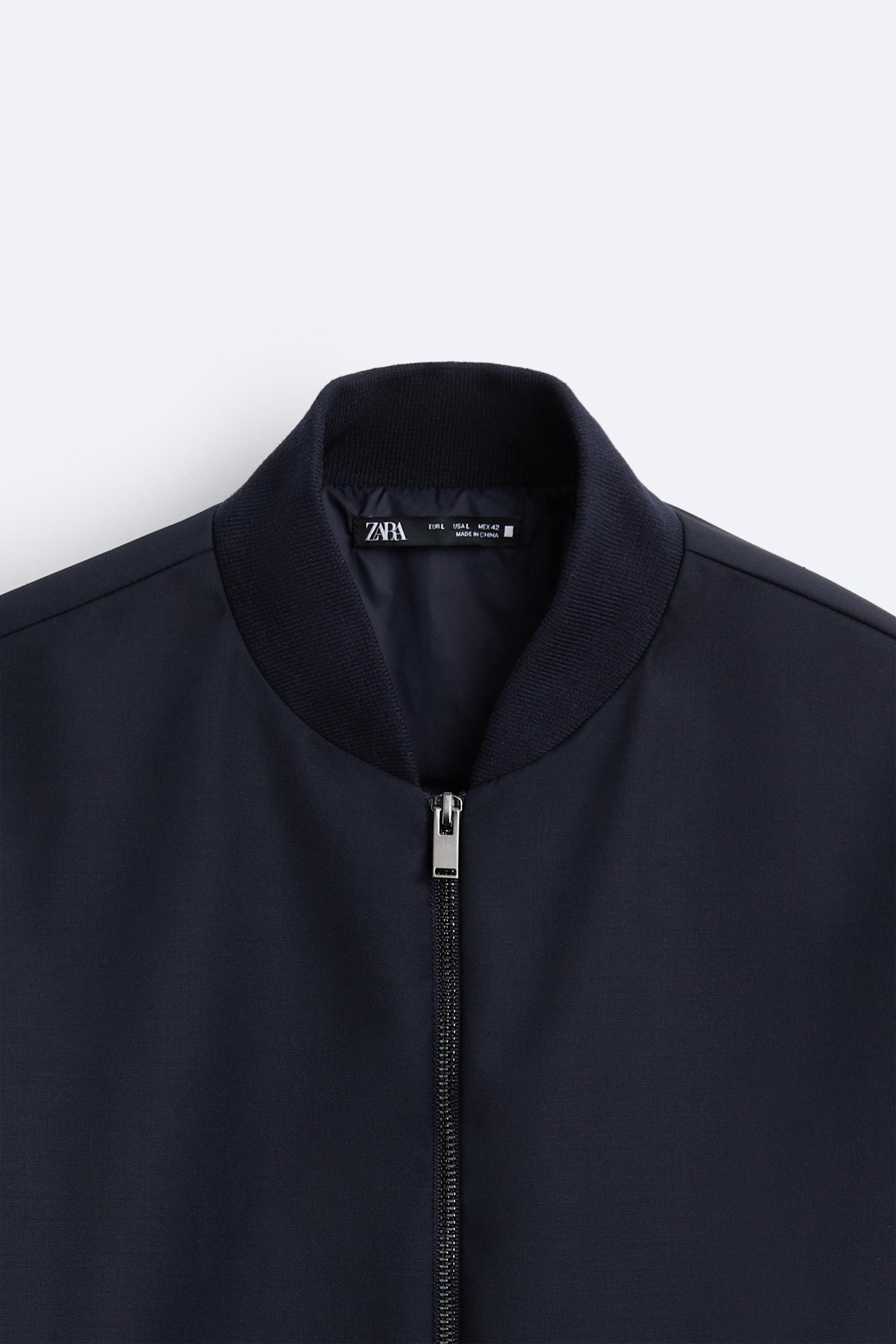 Zara WOOL BLEND BOMBER JACKET Mall of America®