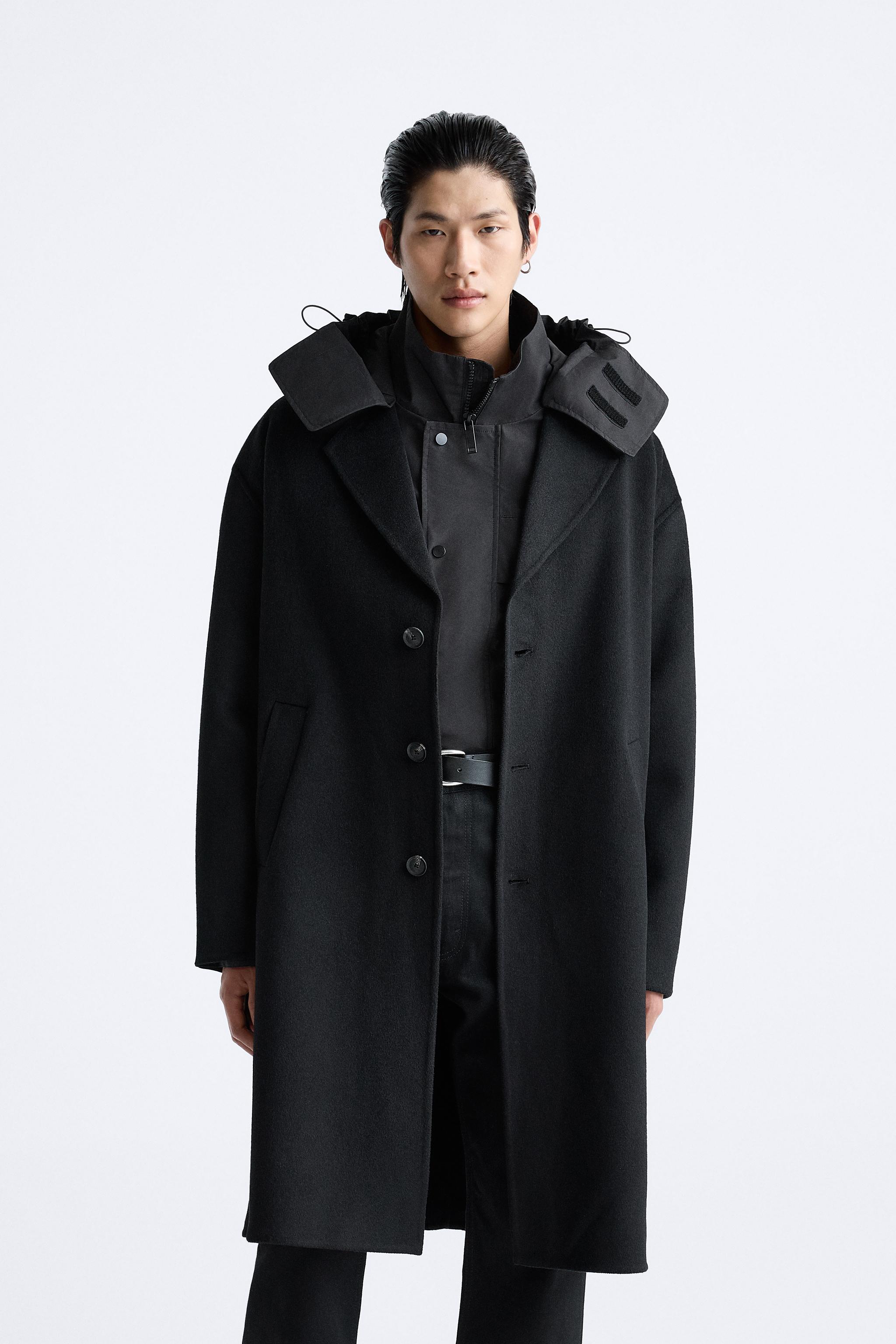 Zara DOUBLE SIDED WOOL BLEND COAT | Mall of America® Zara DOUBLE SIDED WOOL BLEND COAT | Mall of America®