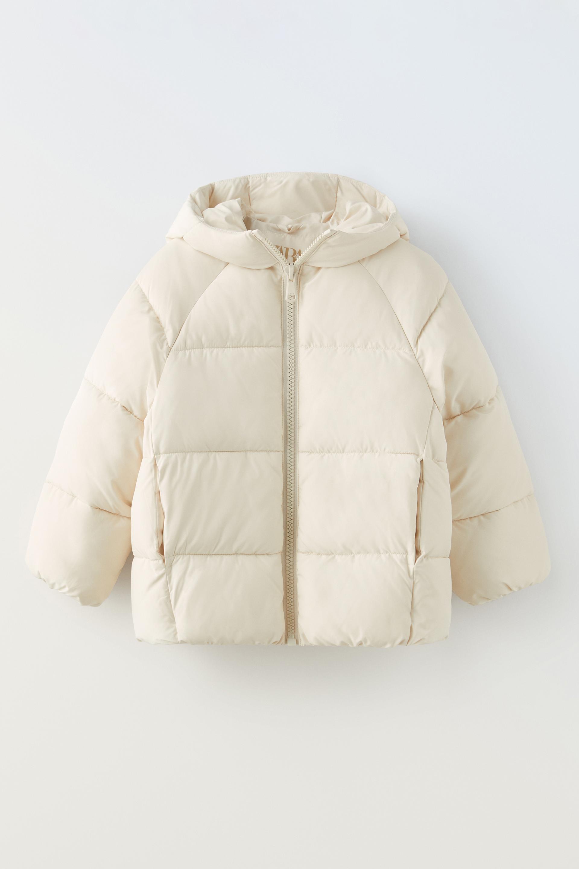 PUFFER JACKET Light ecru ZARA Australia